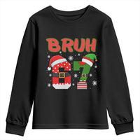 67 Christmas Youth Sweatshirt Six Seven Bruh Funny Boys Kids Meme Pajamas Gen Alpha Slang - Wonder Print Shop