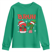 67 Christmas Youth Sweatshirt Six Seven Bruh Funny Boys Kids Meme Pajamas Gen Alpha Slang - Wonder Print Shop