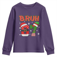 67 Christmas Youth Sweatshirt Six Seven Bruh Funny Boys Kids Meme Pajamas Gen Alpha Slang - Wonder Print Shop