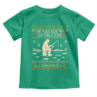 Funny Christmas Ice Fishing Toddler T Shirt Merry Fishmas Fish Fishing Ugly Xmas - Wonder Print Shop
