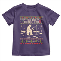 Funny Christmas Ice Fishing Toddler T Shirt Merry Fishmas Fish Fishing Ugly Xmas - Wonder Print Shop
