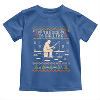 Funny Christmas Ice Fishing Toddler T Shirt Merry Fishmas Fish Fishing Ugly Xmas - Wonder Print Shop