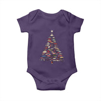 Fishing Lure Christmas Tree Baby Onesie Retro Fisherman Xmas Fish Fly - Wonder Print Shop
