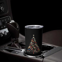 Fishing Lure Christmas Tree Tumbler Cup Retro Fisherman Xmas Fish Fly - Wonder Print Shop