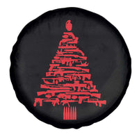 Funny Guns Christmas Spare Tire Cover 2nd Amendment Xmas Tree Gun Lovers - Wonder Print Shop