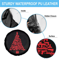 Funny Guns Christmas Spare Tire Cover 2nd Amendment Xmas Tree Gun Lovers - Wonder Print Shop