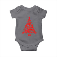 Funny Guns Christmas Baby Onesie 2nd Amendment Xmas Tree Gun Lovers - Wonder Print Shop