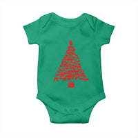 Funny Guns Christmas Baby Onesie 2nd Amendment Xmas Tree Gun Lovers - Wonder Print Shop