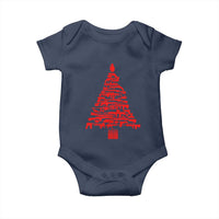 Funny Guns Christmas Baby Onesie 2nd Amendment Xmas Tree Gun Lovers - Wonder Print Shop