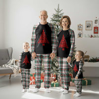 Funny Guns Christmas Plaid Pajama Set 2nd Amendment Xmas Tree Gun Lovers - Wonder Print Shop