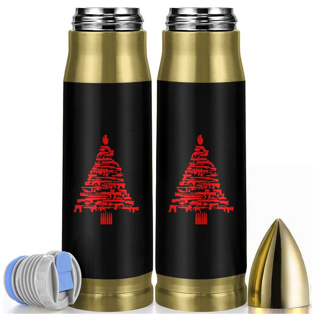 Funny Guns Christmas Bullet Tumbler 2nd Amendment Xmas Tree Gun Lovers - Wonder Print Shop