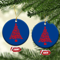 Funny Guns Christmas Ceramic Ornament 2nd Amendment Xmas Tree Gun Lovers - Wonder Print Shop