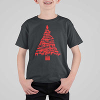 Funny Guns Christmas T Shirt For Kid 2nd Amendment Xmas Tree Gun Lovers - Wonder Print Shop
