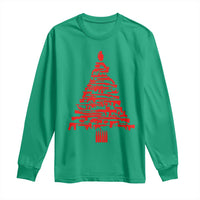 Funny Guns Christmas Long Sleeve Shirt 2nd Amendment Xmas Tree Gun Lovers - Wonder Print Shop