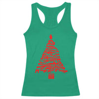 Funny Guns Christmas Racerback Tank Top 2nd Amendment Xmas Tree Gun Lovers - Wonder Print Shop