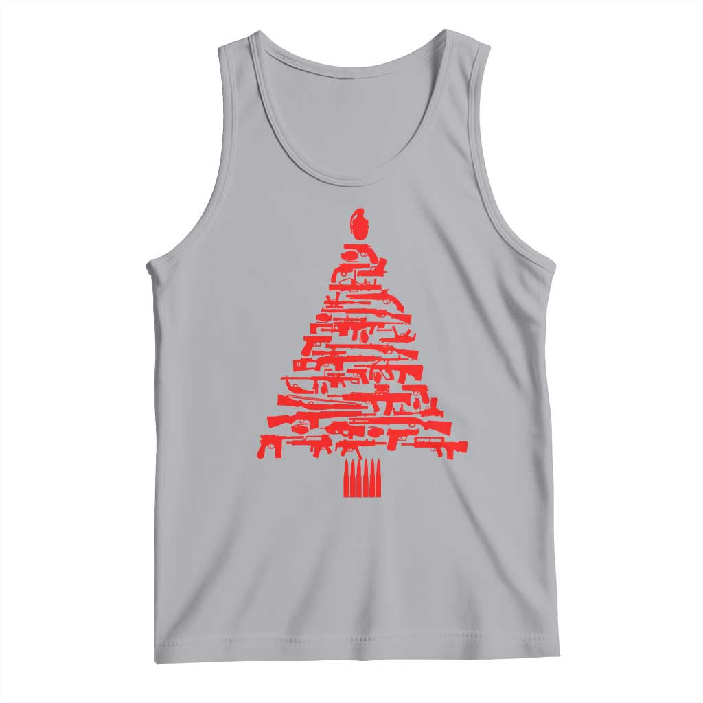 Funny Guns Christmas Tank Top 2nd Amendment Xmas Tree Gun Lovers - Wonder Print Shop