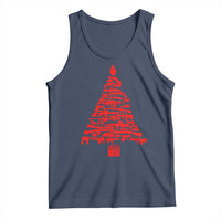 Funny Guns Christmas Tank Top 2nd Amendment Xmas Tree Gun Lovers - Wonder Print Shop