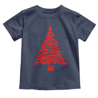 Funny Guns Christmas Toddler T Shirt 2nd Amendment Xmas Tree Gun Lovers - Wonder Print Shop