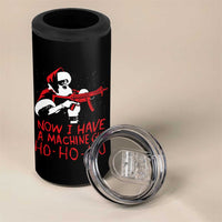 Now I Have A Machine Gun 4 in 1 Can Cooler Tumbler Funny Retro Christmas 90s Movie Santa Gun Lovers - Wonder Print Shop