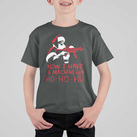Now I Have A Machine Gun T Shirt For Kid Funny Retro Christmas 90s Movie Santa Gun Lovers - Wonder Print Shop