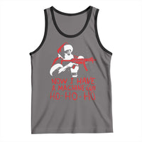 Now I Have A Machine Gun Tank Top Funny Retro Christmas 90s Movie Santa Gun Lovers - Wonder Print Shop