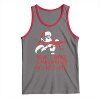 Now I Have A Machine Gun Tank Top Funny Retro Christmas 90s Movie Santa Gun Lovers - Wonder Print Shop