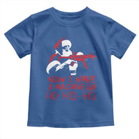 Now I Have A Machine Gun Toddler T Shirt Funny Retro Christmas 90s Movie Santa Gun Lovers - Wonder Print Shop