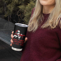 Now I Have A Machine Gun Tumbler Cup Funny Retro Christmas 90s Movie Santa Gun Lovers - Wonder Print Shop
