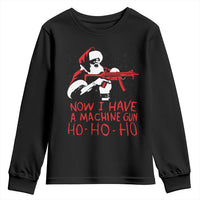 Now I Have A Machine Gun Youth Sweatshirt Funny Retro Christmas 90s Movie Santa Gun Lovers - Wonder Print Shop