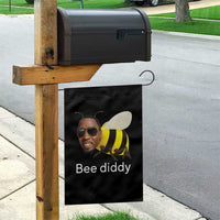 Bee Diddy Garden Flag Funny Weirdcore Dark Humor Internet Memes Gen-Z - Wonder Print Shop