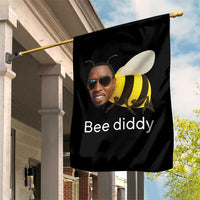Bee Diddy Garden Flag Funny Weirdcore Dark Humor Internet Memes Gen-Z - Wonder Print Shop