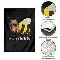 Bee Diddy Garden Flag Funny Weirdcore Dark Humor Internet Memes Gen-Z - Wonder Print Shop