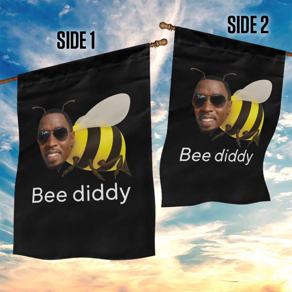 Bee Diddy Garden Flag Funny Weirdcore Dark Humor Internet Memes Gen-Z - Wonder Print Shop