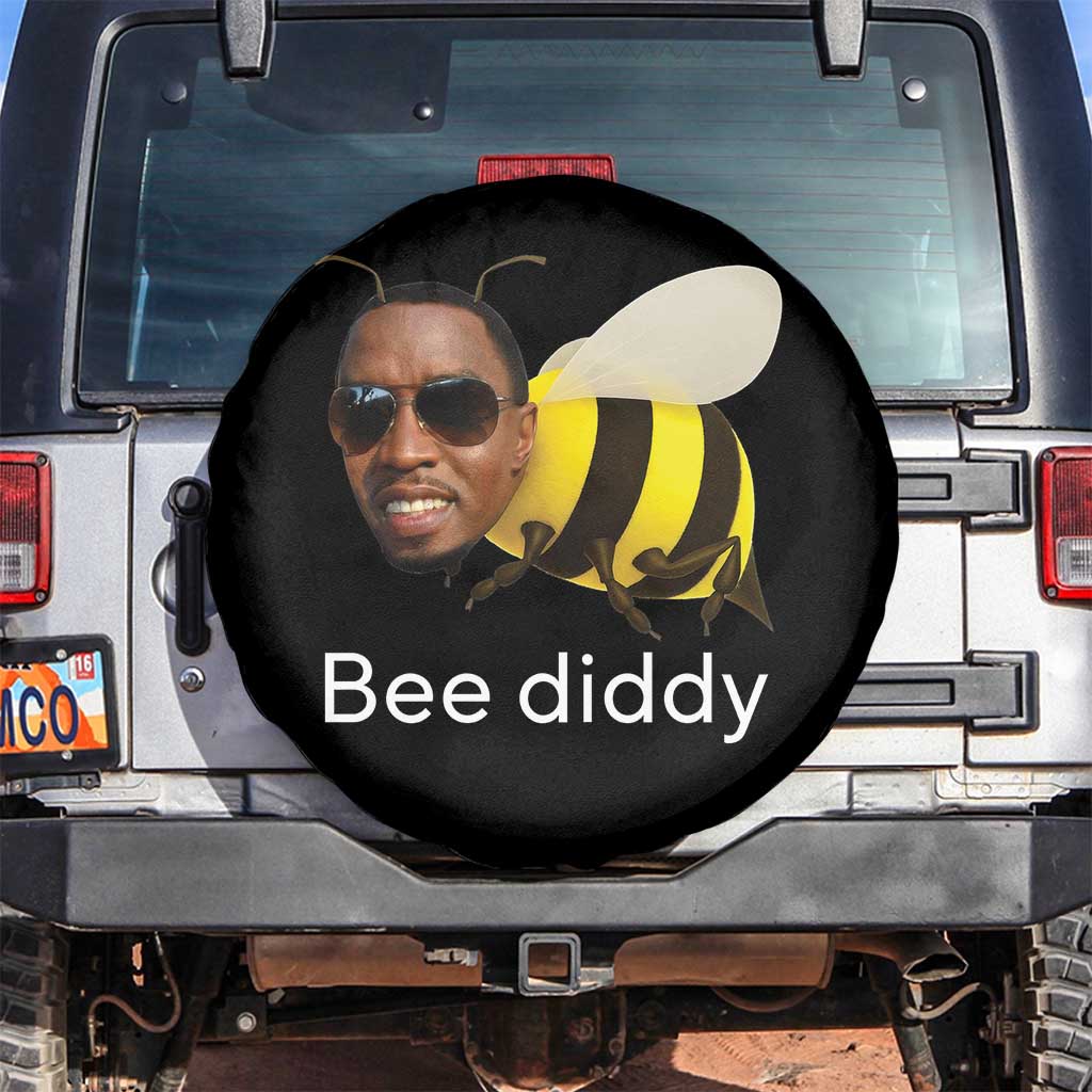 Bee Diddy Spare Tire Cover Funny Weirdcore Dark Humor Internet Memes Gen-Z - Wonder Print Shop