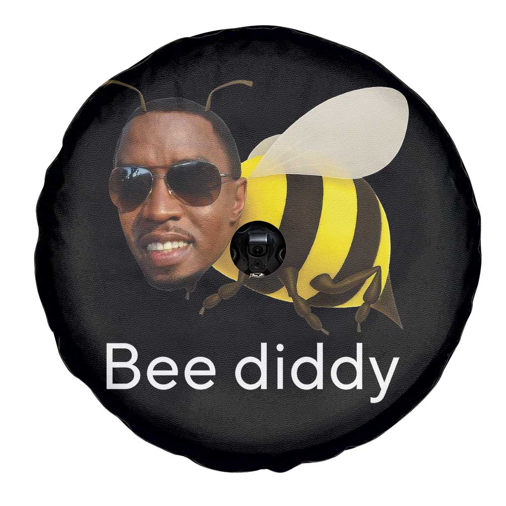 Bee Diddy Spare Tire Cover Funny Weirdcore Dark Humor Internet Memes Gen-Z - Wonder Print Shop
