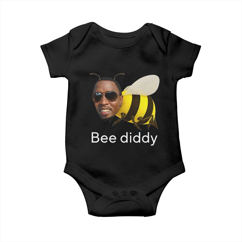 Bee Diddy Baby Onesie Funny Weirdcore Dark Humor Internet Memes Gen-Z - Wonder Print Shop