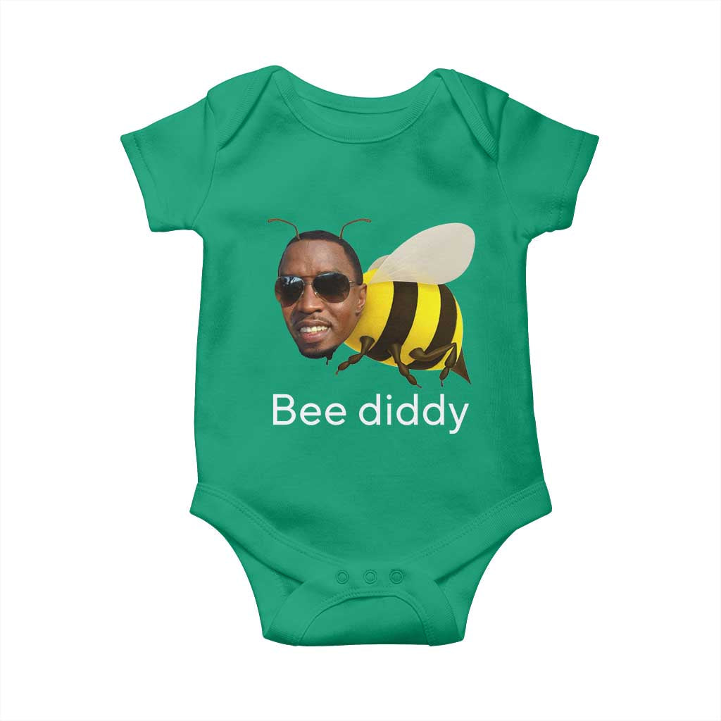 Bee Diddy Baby Onesie Funny Weirdcore Dark Humor Internet Memes Gen-Z - Wonder Print Shop