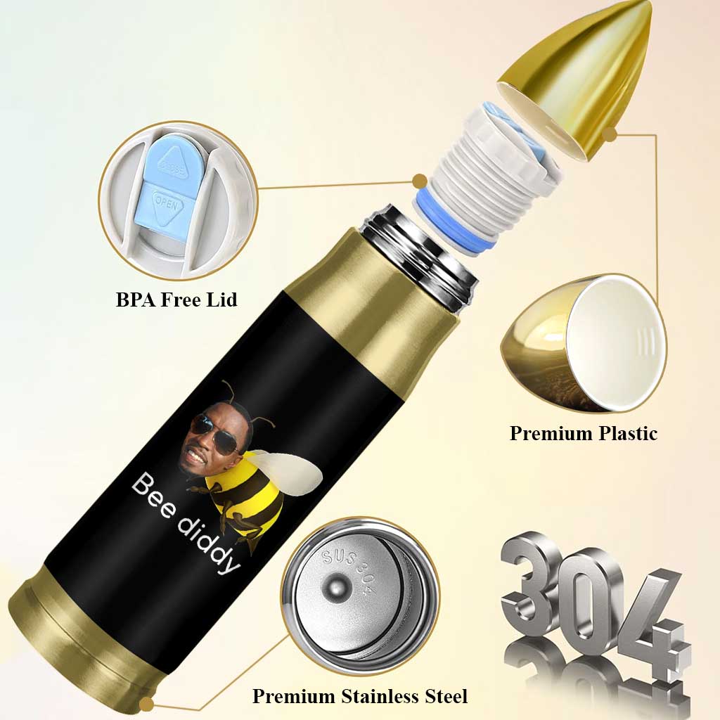 Bee Diddy Bullet Tumbler Funny Weirdcore Dark Humor Internet Memes Gen-Z - Wonder Print Shop