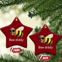 Bee Diddy Ceramic Ornament Funny Weirdcore Dark Humor Internet Memes Gen-Z - Wonder Print Shop