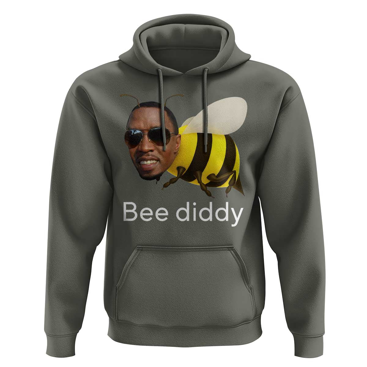 Bee Diddy Hoodie Funny Weirdcore Dark Humor Internet Memes Gen-Z - Wonder Print Shop
