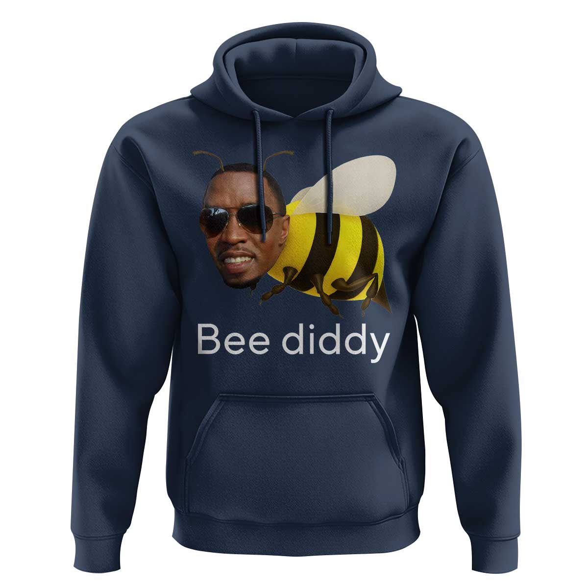 Bee Diddy Hoodie Funny Weirdcore Dark Humor Internet Memes Gen-Z - Wonder Print Shop