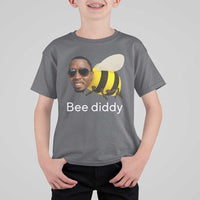 Bee Diddy T Shirt For Kid Funny Weirdcore Dark Humor Internet Memes Gen-Z - Wonder Print Shop