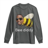 Bee Diddy Long Sleeve Shirt Funny Weirdcore Dark Humor Internet Memes Gen-Z - Wonder Print Shop