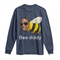 Bee Diddy Long Sleeve Shirt Funny Weirdcore Dark Humor Internet Memes Gen-Z - Wonder Print Shop
