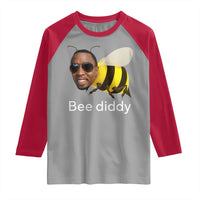 Bee Diddy Raglan Shirt Funny Weirdcore Dark Humor Internet Memes Gen-Z - Wonder Print Shop