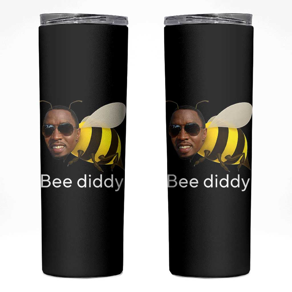 Bee Diddy Skinny Tumbler Funny Weirdcore Dark Humor Internet Memes Gen-Z - Wonder Print Shop
