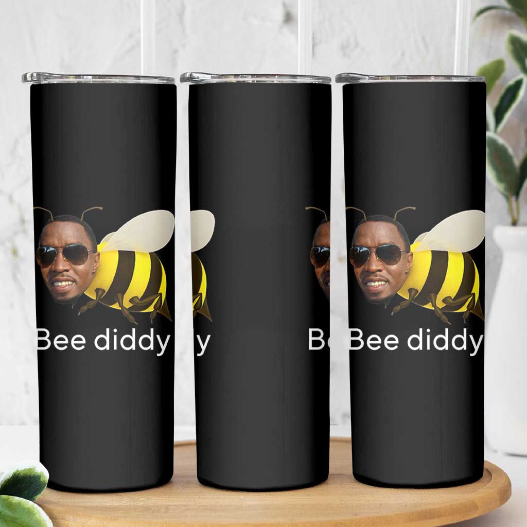 Bee Diddy Skinny Tumbler Funny Weirdcore Dark Humor Internet Memes Gen-Z - Wonder Print Shop