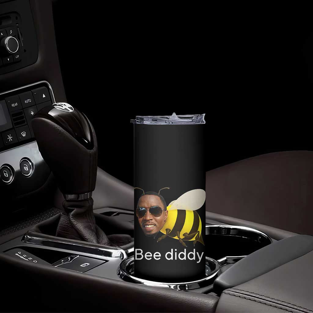 Bee Diddy Skinny Tumbler Funny Weirdcore Dark Humor Internet Memes Gen-Z - Wonder Print Shop