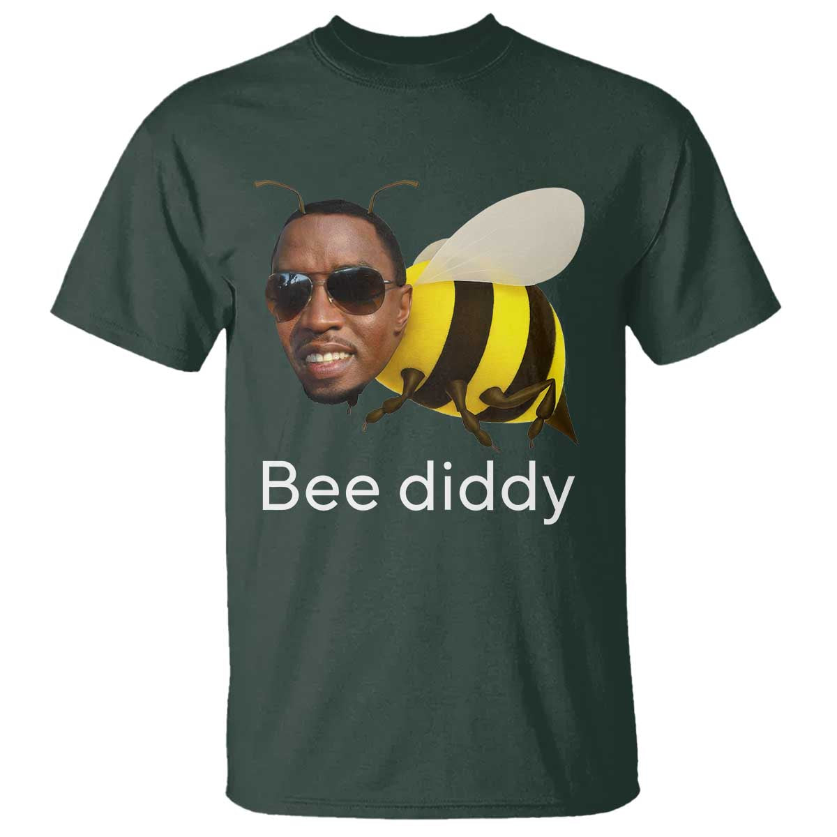 Bee Diddy T Shirt Funny Weirdcore Dark Humor Internet Memes Gen-Z - Wonder Print Shop