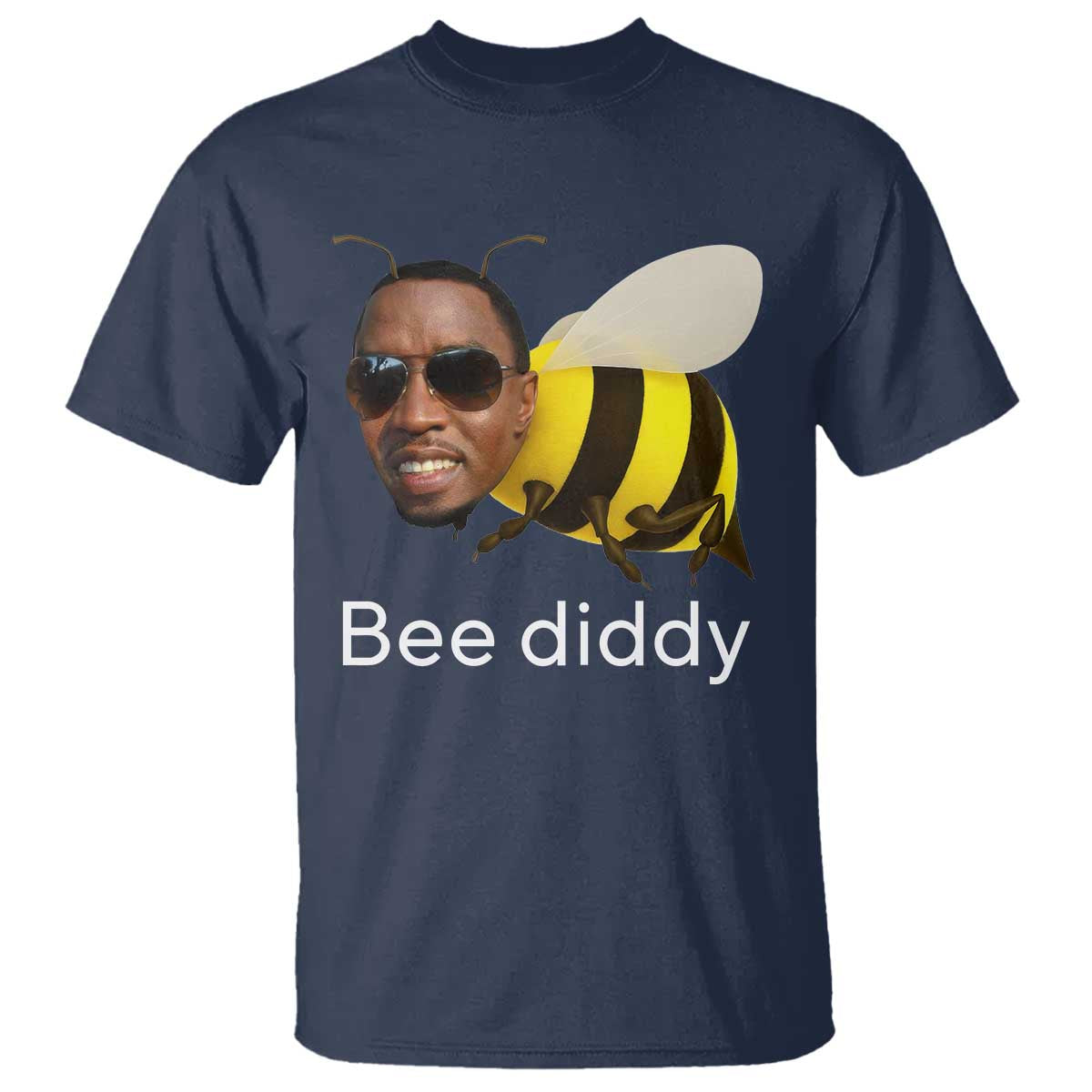 Bee Diddy T Shirt Funny Weirdcore Dark Humor Internet Memes Gen-Z - Wonder Print Shop